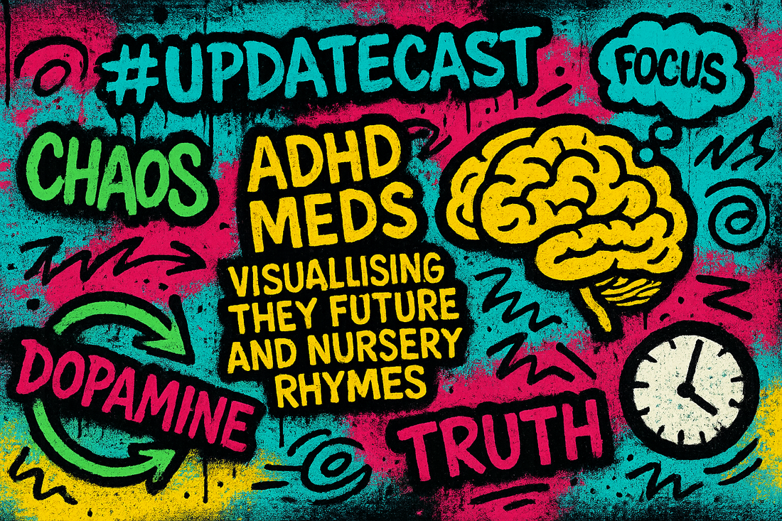 #updatecast - adhd meds, visualising they future and nursery rhymes