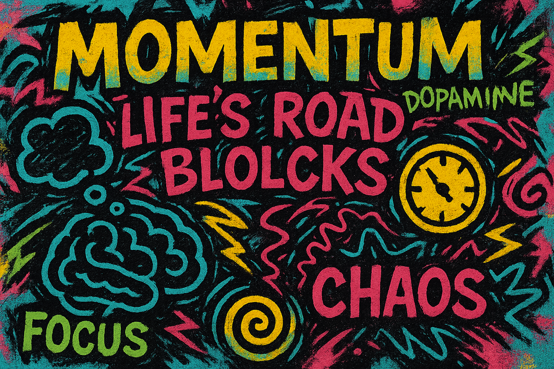 Momentum and life’s road blocks