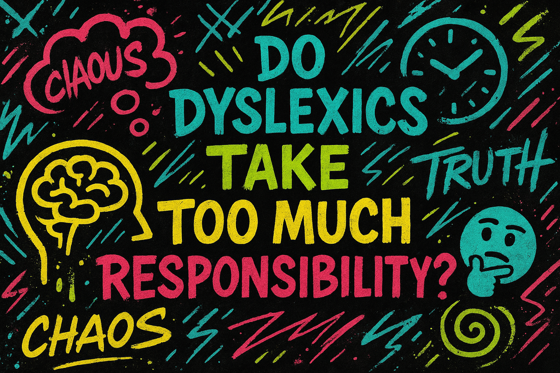Do Dyslexics Take Too Much Responsibility 🤔 ?