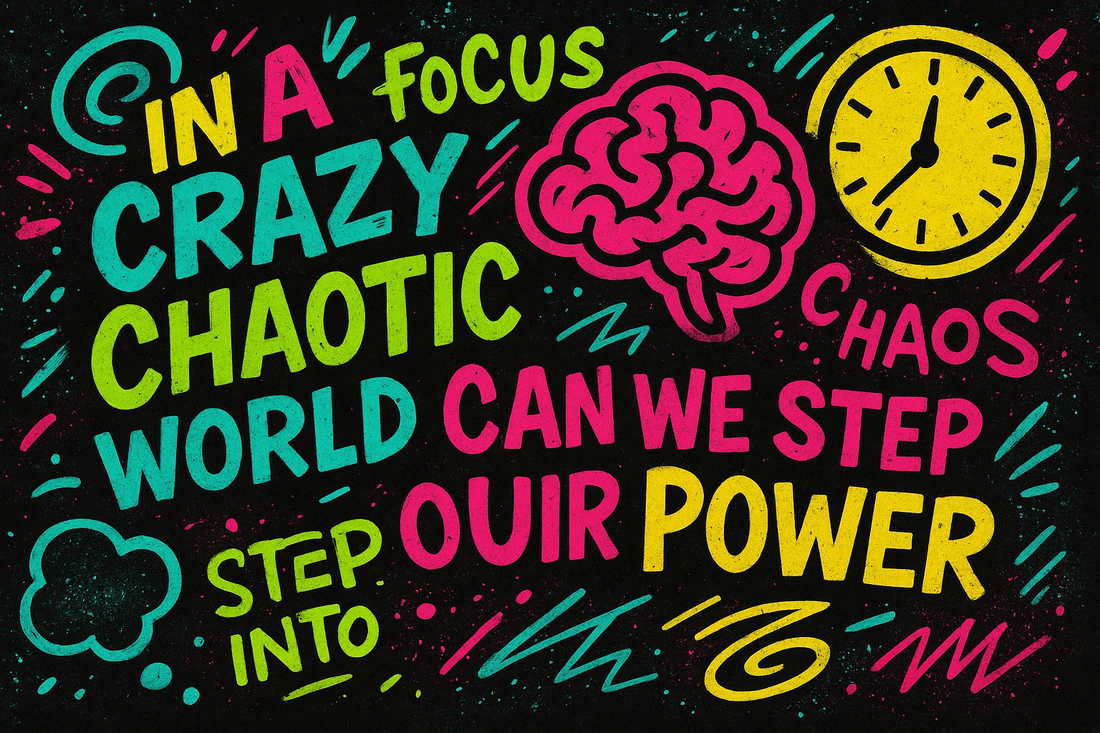 I’m a crazy carona based world - how can we step into our power