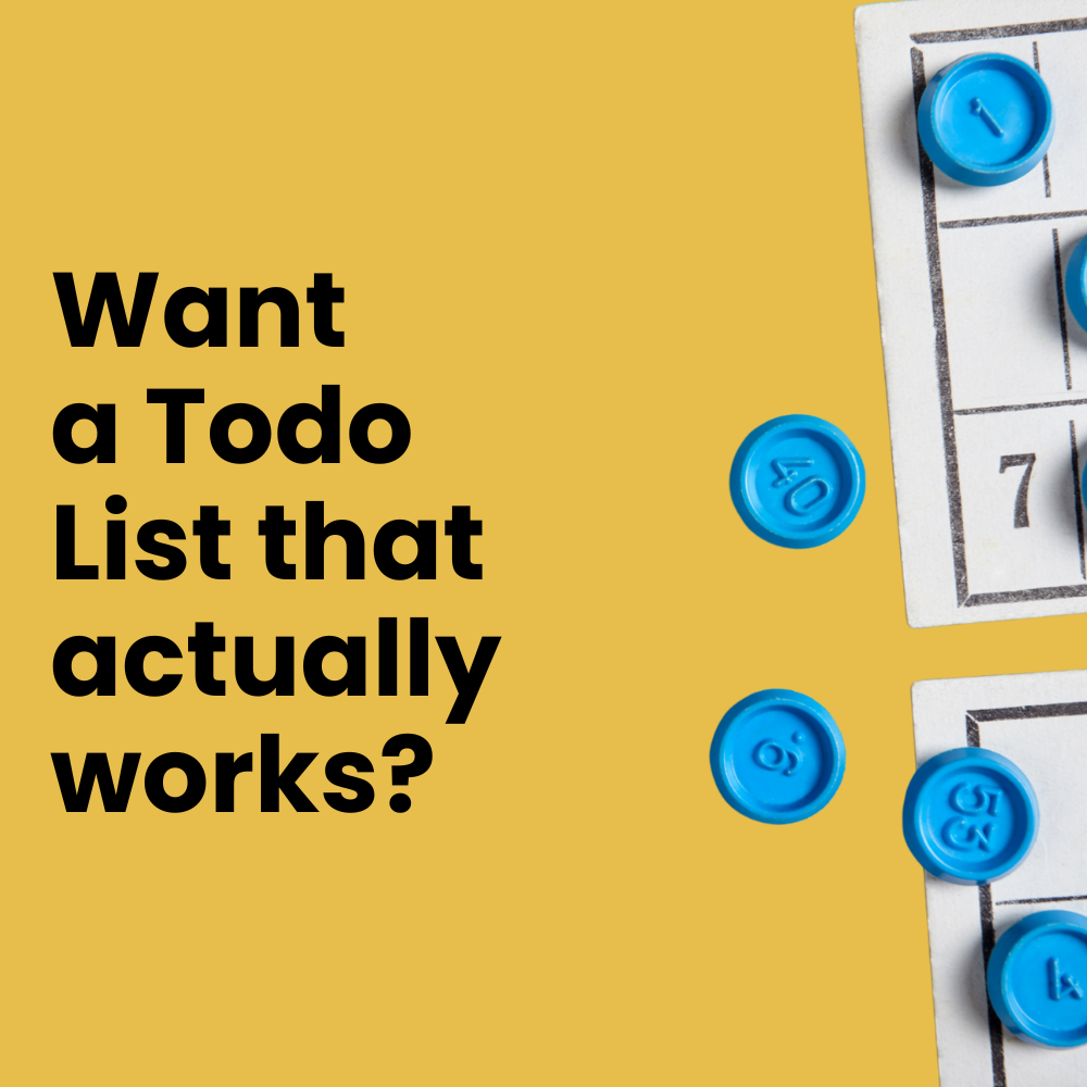 To Do List Bingo