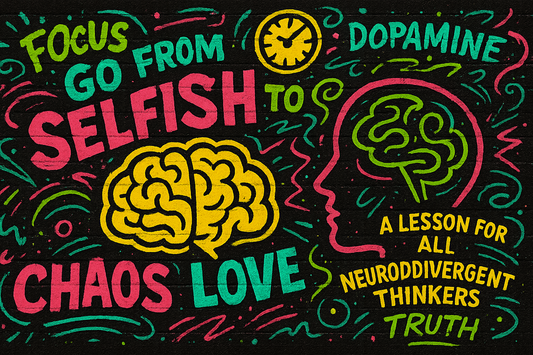 Go from Selfish to Self love/ A lesson for all Neurodivergent thinkers