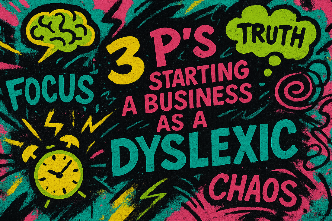 3 P’s Of Starting A Business As A Dyslexic