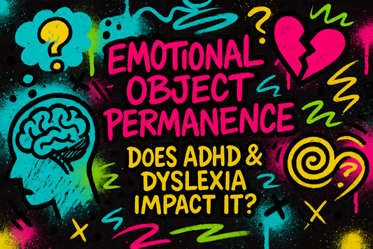 Person staring at a wall of sticky notes, symbolizing memory hacks for emotional object permanence with ADHD or dyslexia