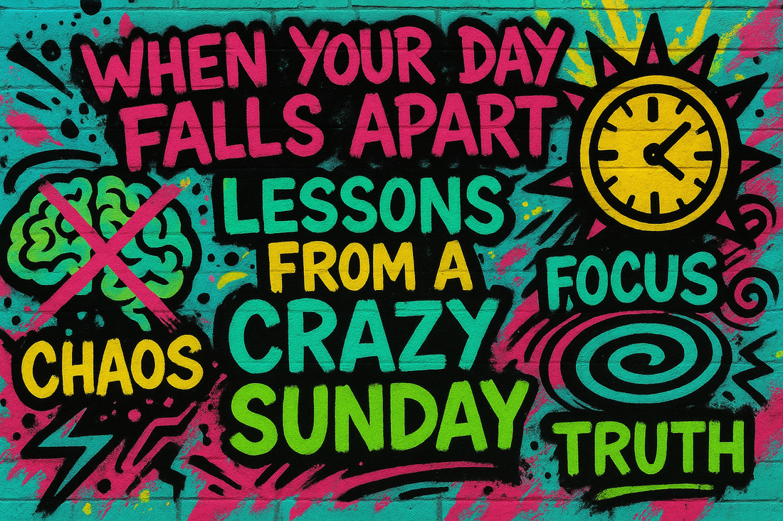 When your day falls apart - Lessons from a crazy Sunday