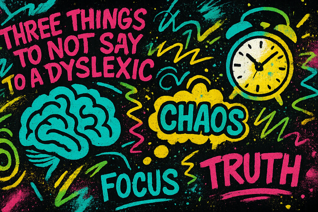 Three Things To Not Say To A Dyslexic